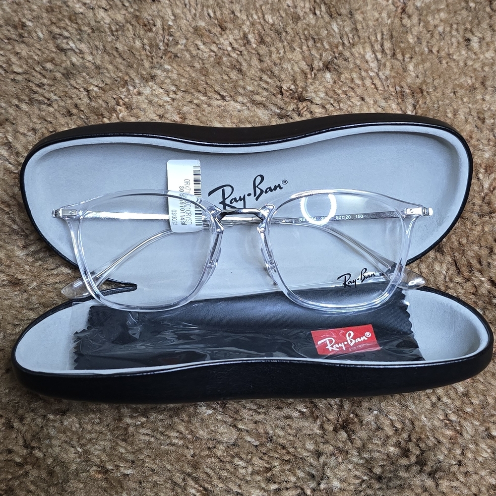 Clear ray ban glasses